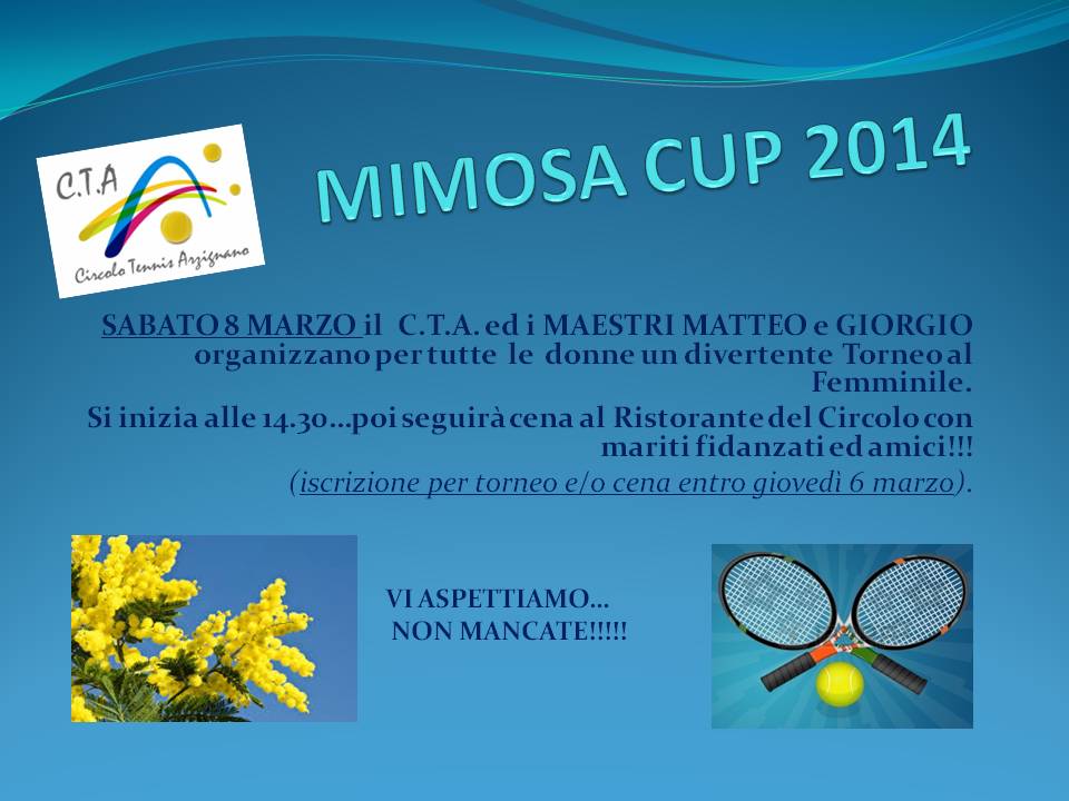 Mimosa cup 2014